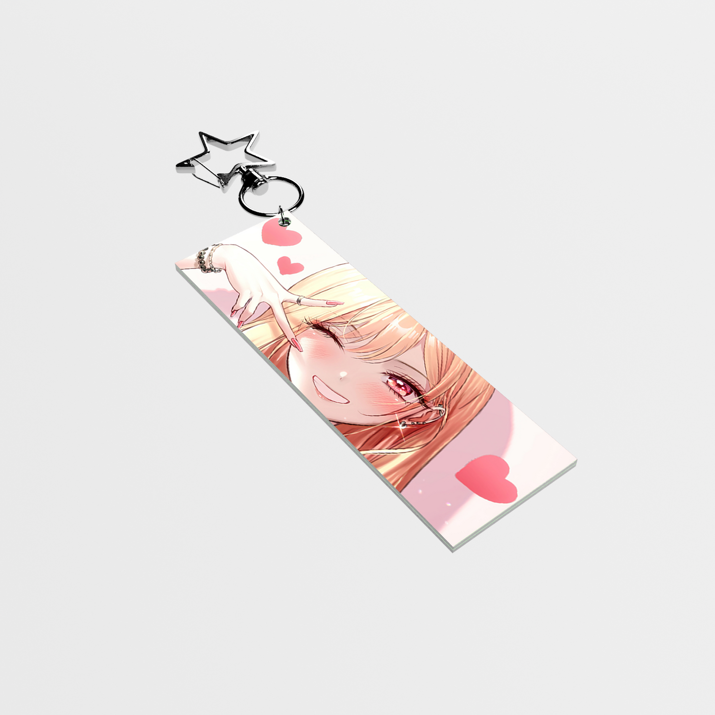 The "Cosplay Queen" Waifu Acrylic Keychain