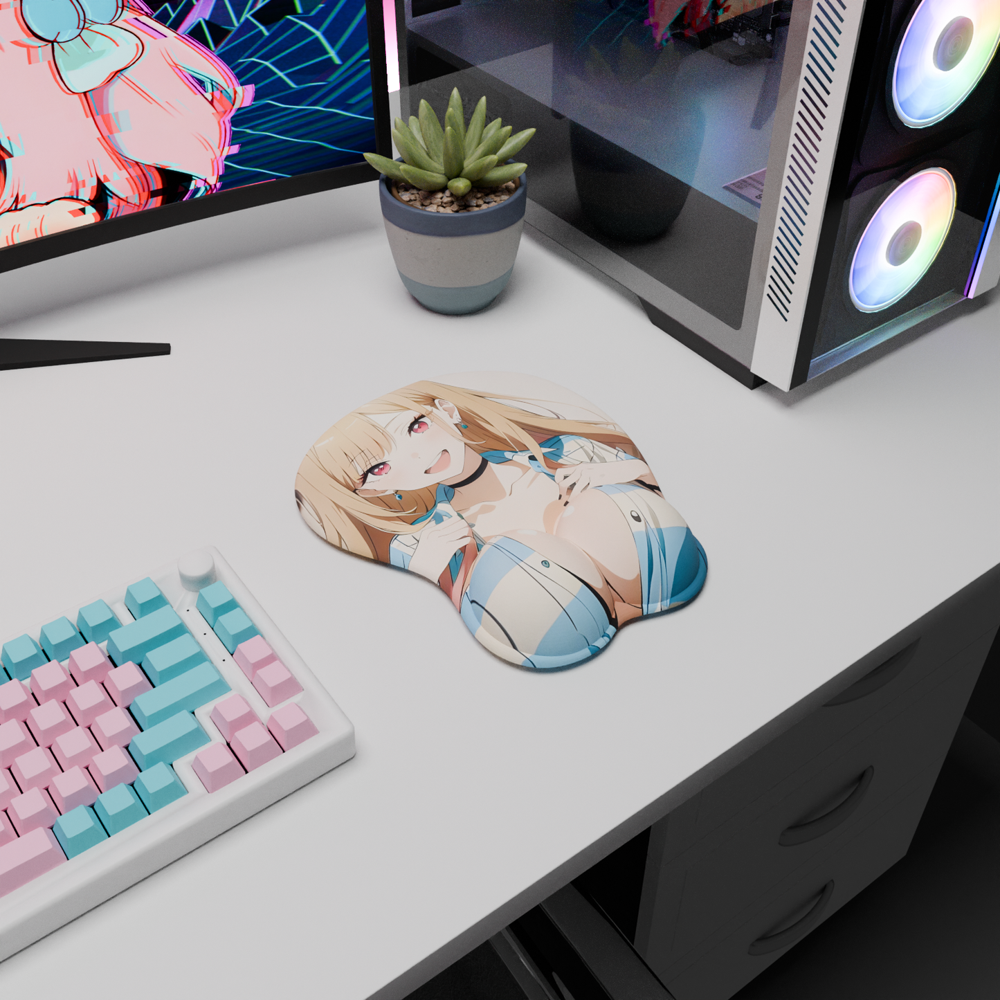 The "Cosplay Queen" Waifu Mousepad | Style B