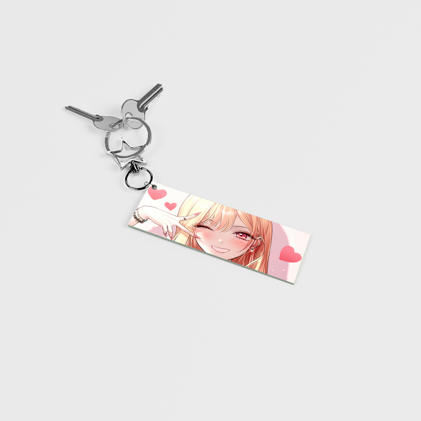 The "Cosplay Queen" Waifu Acrylic Keychain