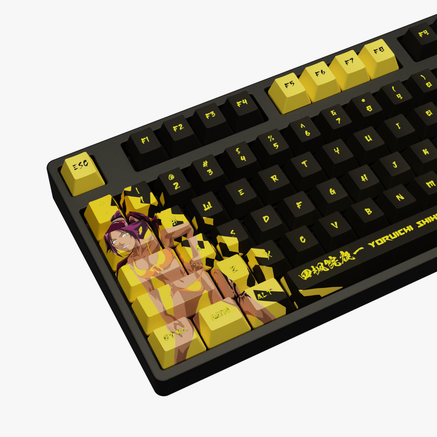 The "Flash Goddess" Waifu Keycaps Set
