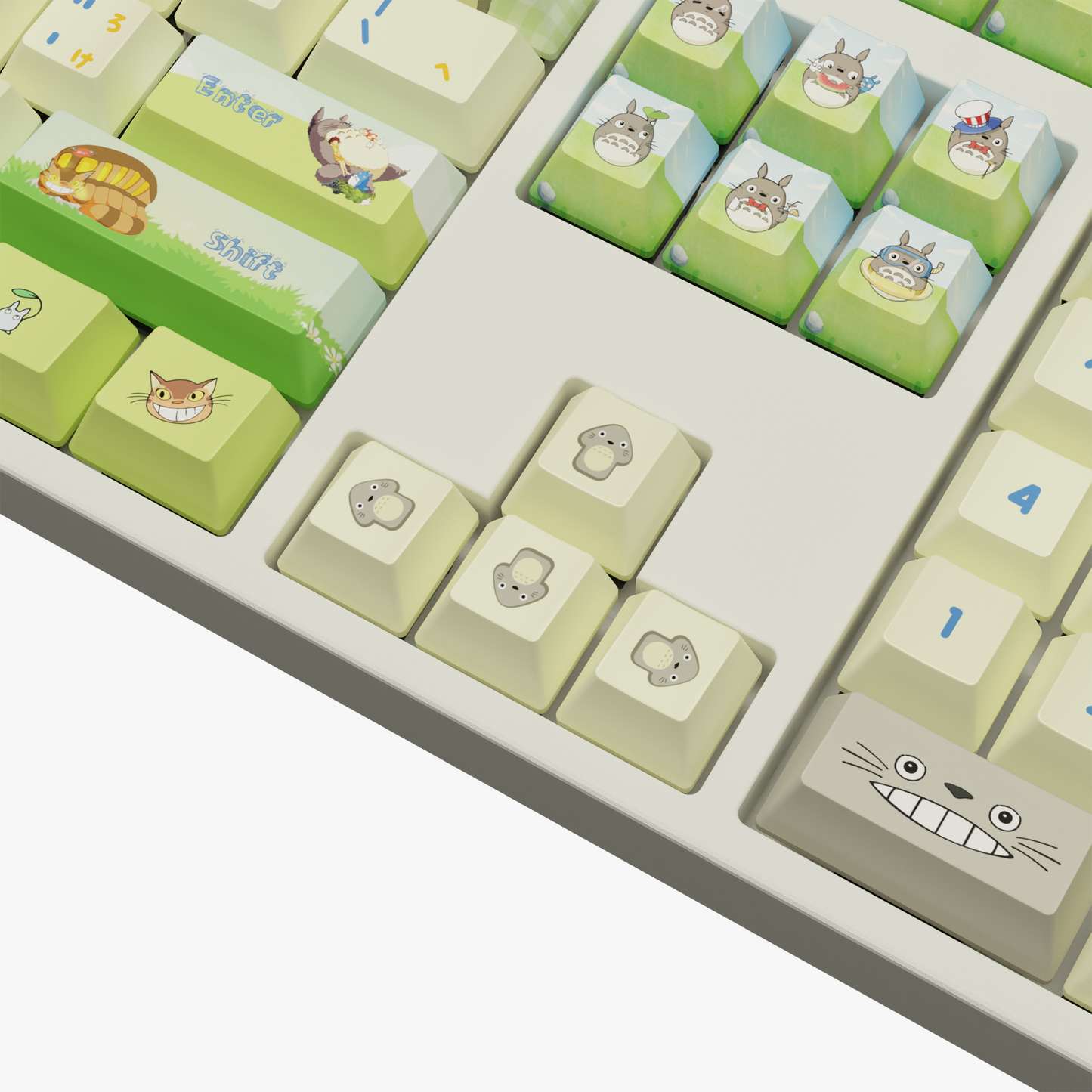 The "Chinchilla" Kawaii Keycaps Set