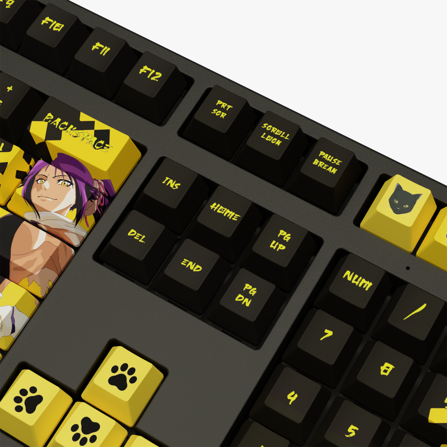 The "Flash Goddess" Waifu Keycaps Set