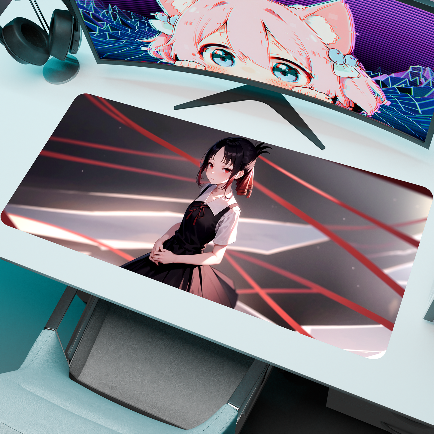 The "Princess Muscle" Waifu Deskmat | Style A