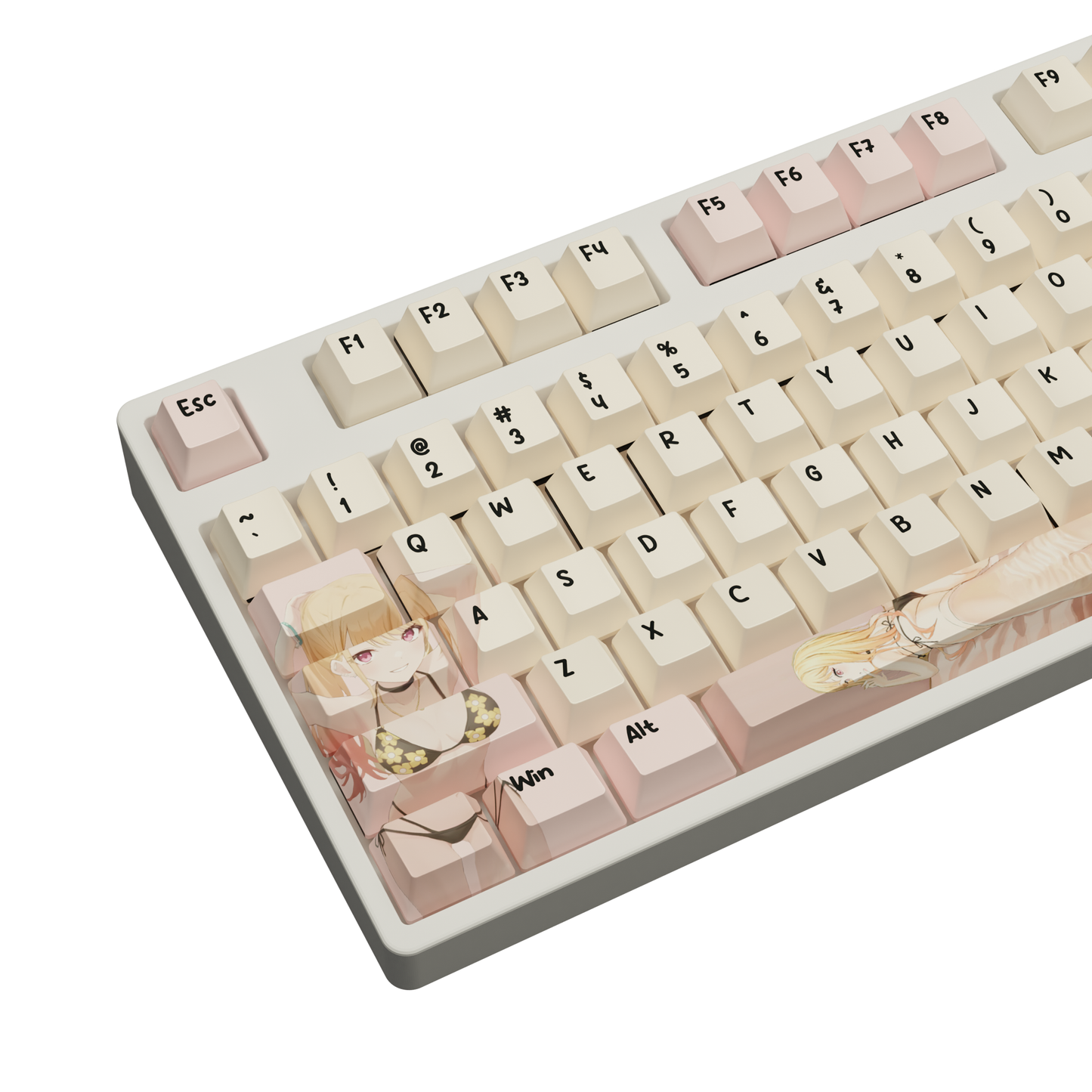 The "Cosplay Queen" Waifu Keycaps Set | Bikini Cosplay