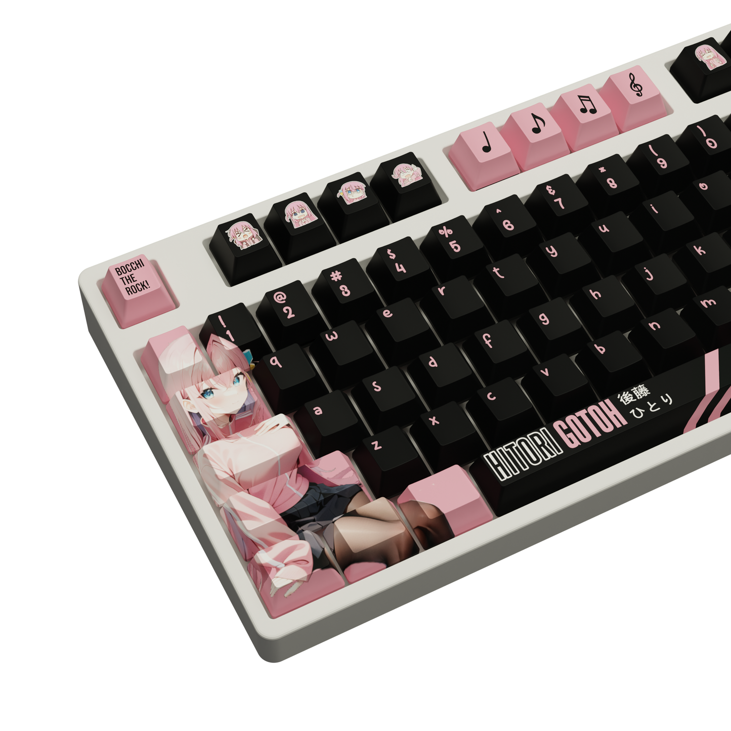 The "Shy Guitarist" Waifu Keyboard