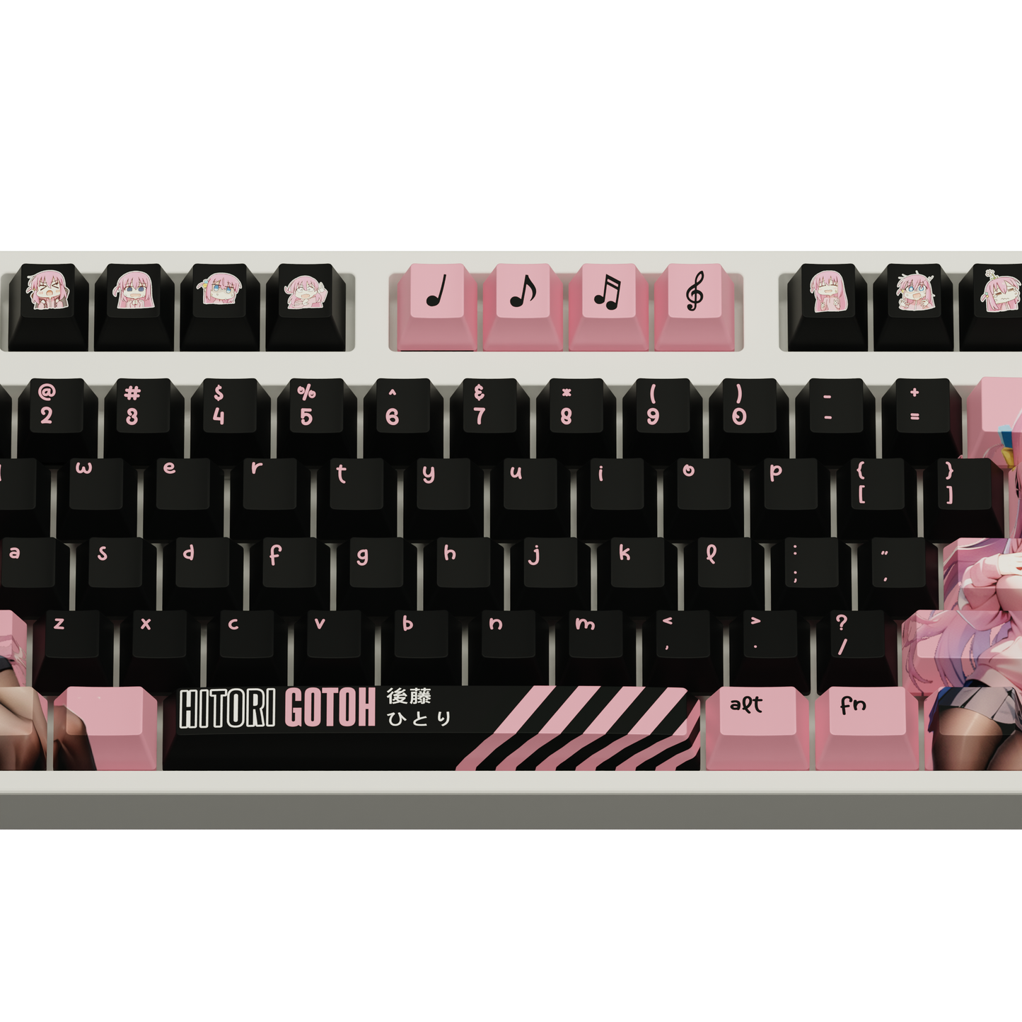 The "Shy Guitarist" Waifu Keyboard