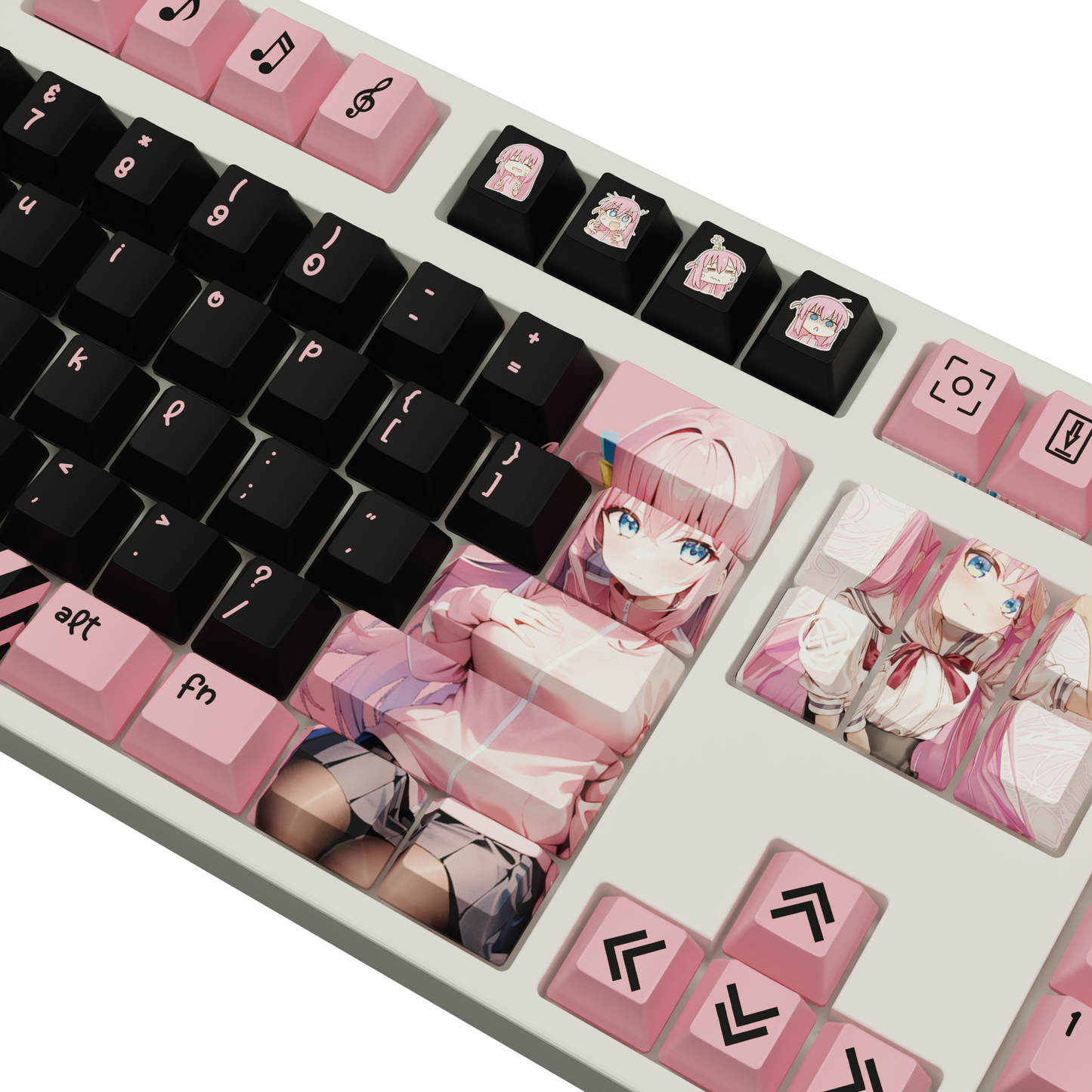 The "Shy Guitarist" Waifu Keyboard