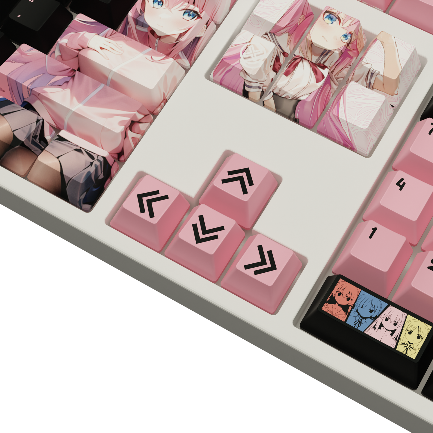The "Shy Guitarist" Waifu Keyboard