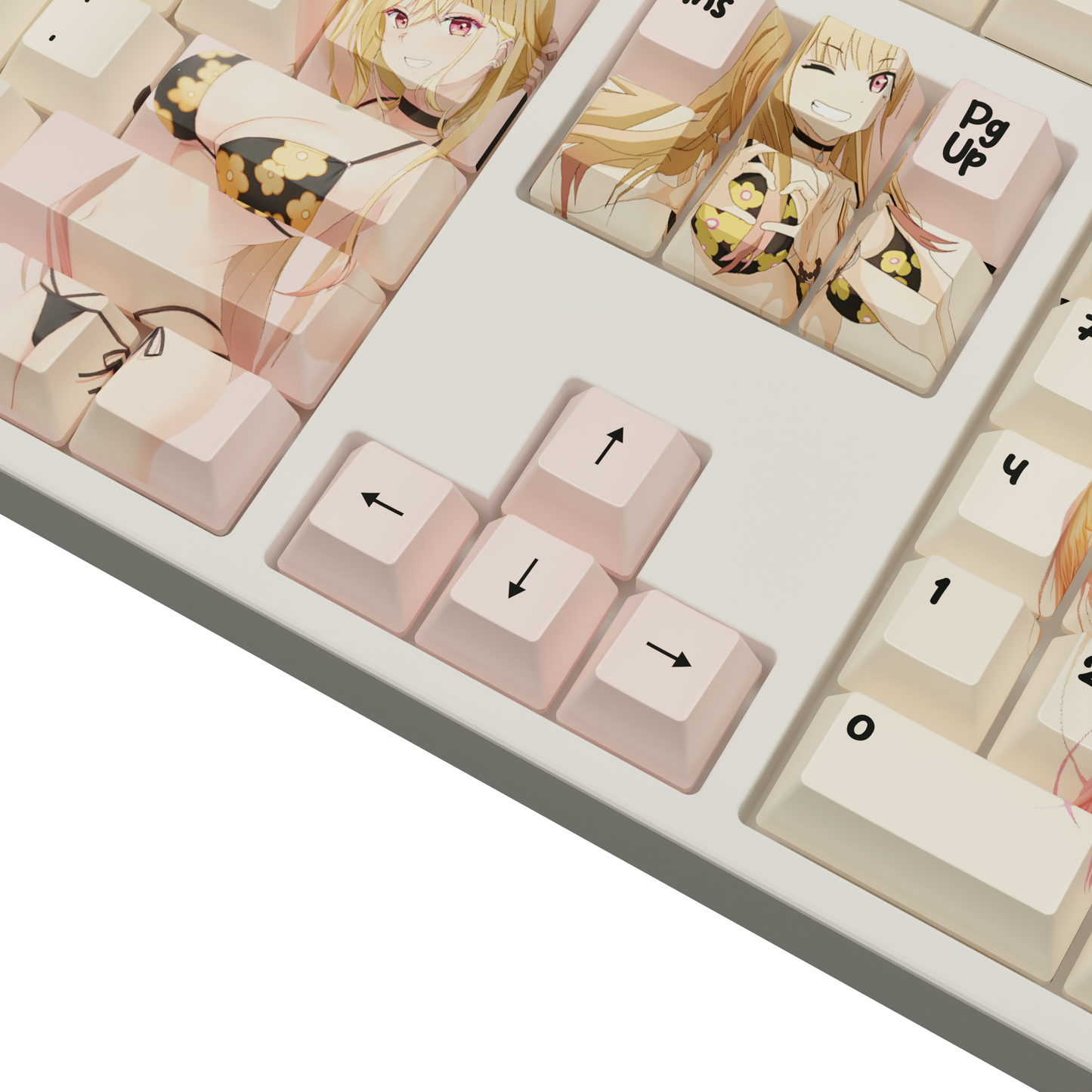 The "Cosplay Queen" Waifu Keycaps Set | Bikini Cosplay