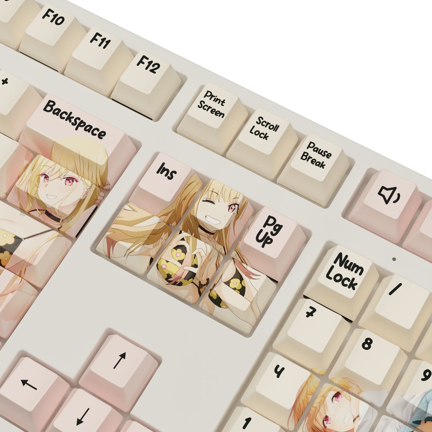 The "Cosplay Queen" Waifu Keycaps Set | Bikini Cosplay
