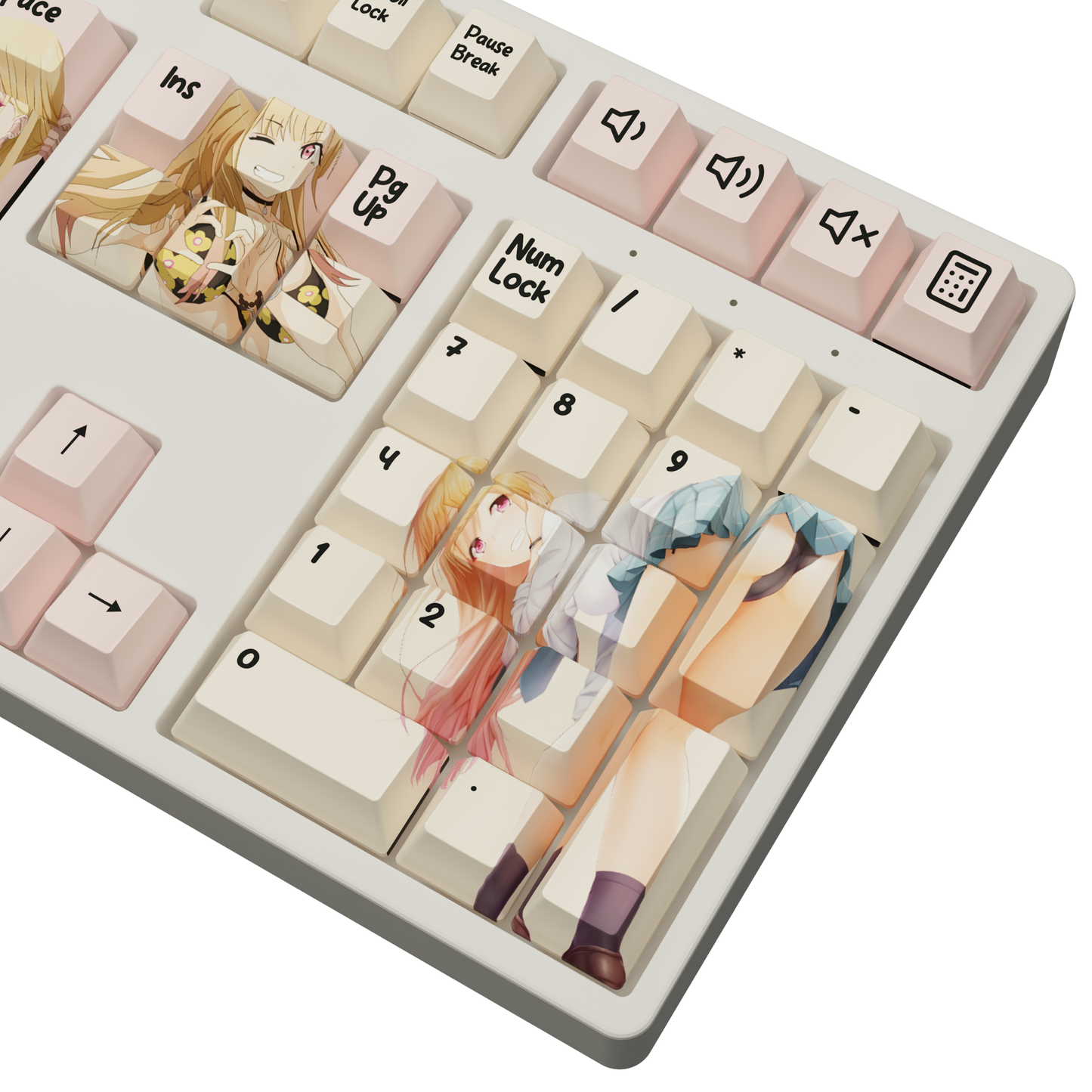 The "Cosplay Queen" Waifu Keycaps Set | Bikini Cosplay