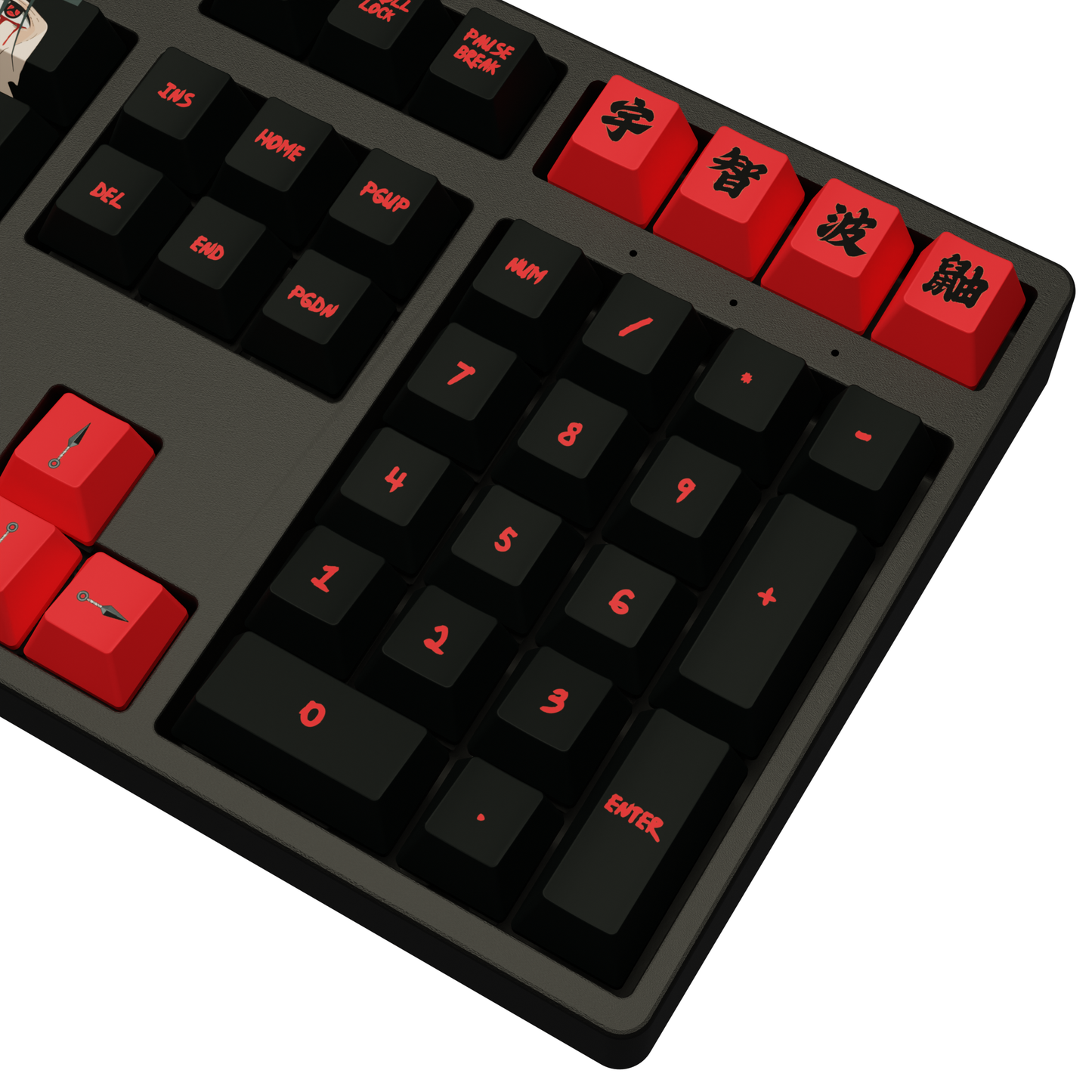 The "Raven Shinobi" Husbando Keycaps Set