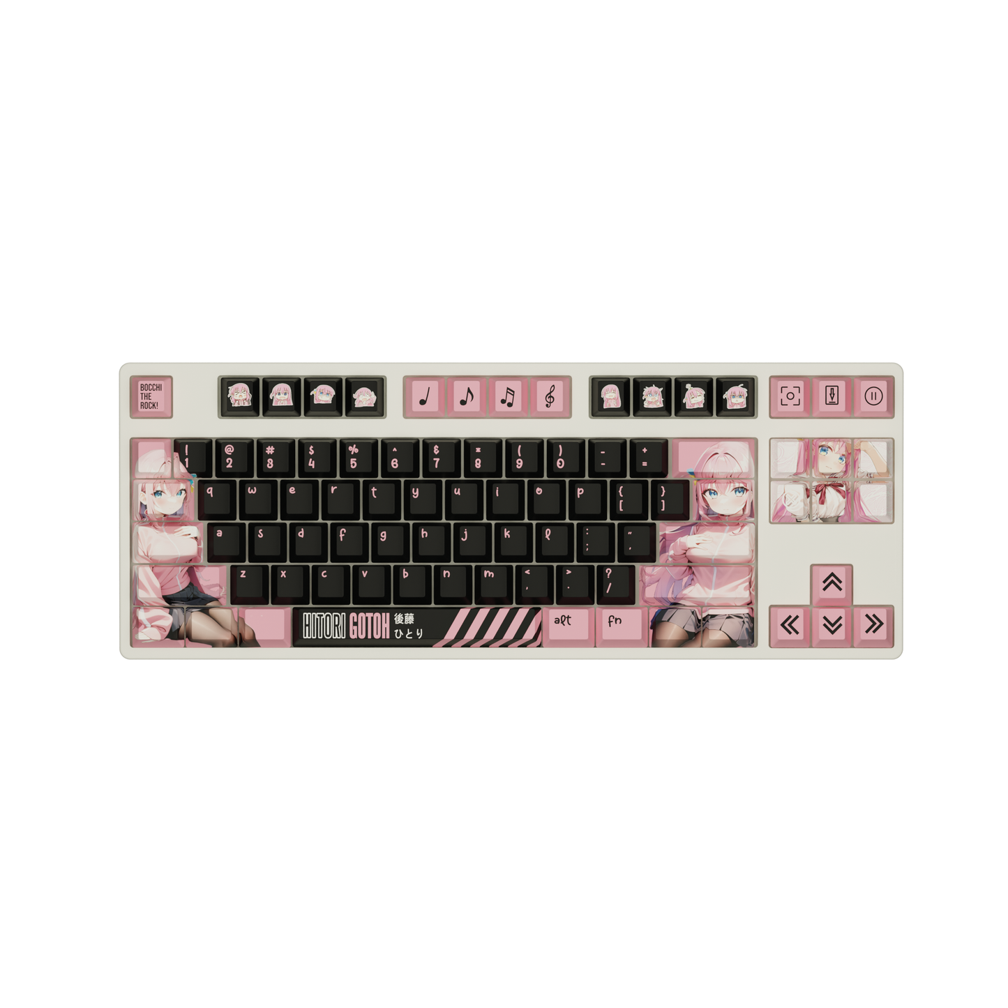 The "Shy Guitarist" Waifu Keyboard