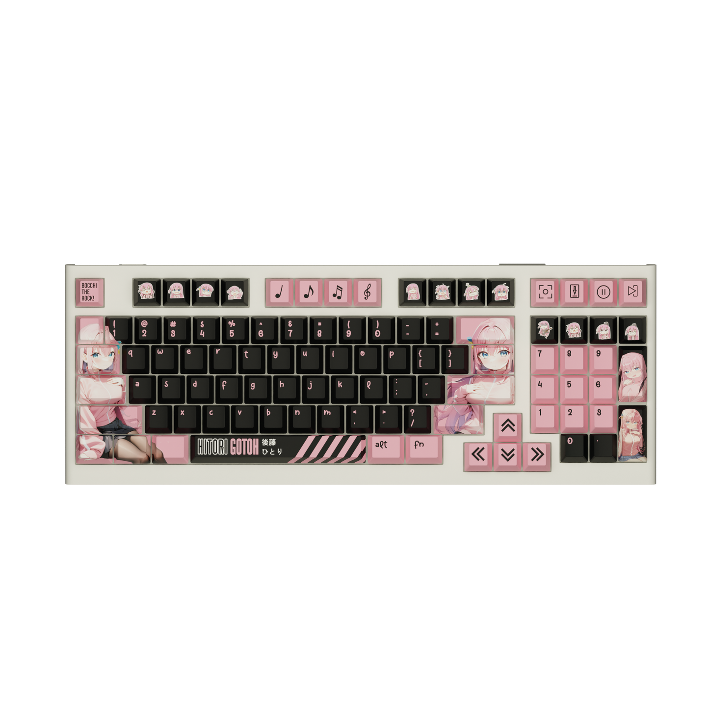 The "Shy Guitarist" Waifu Keyboard