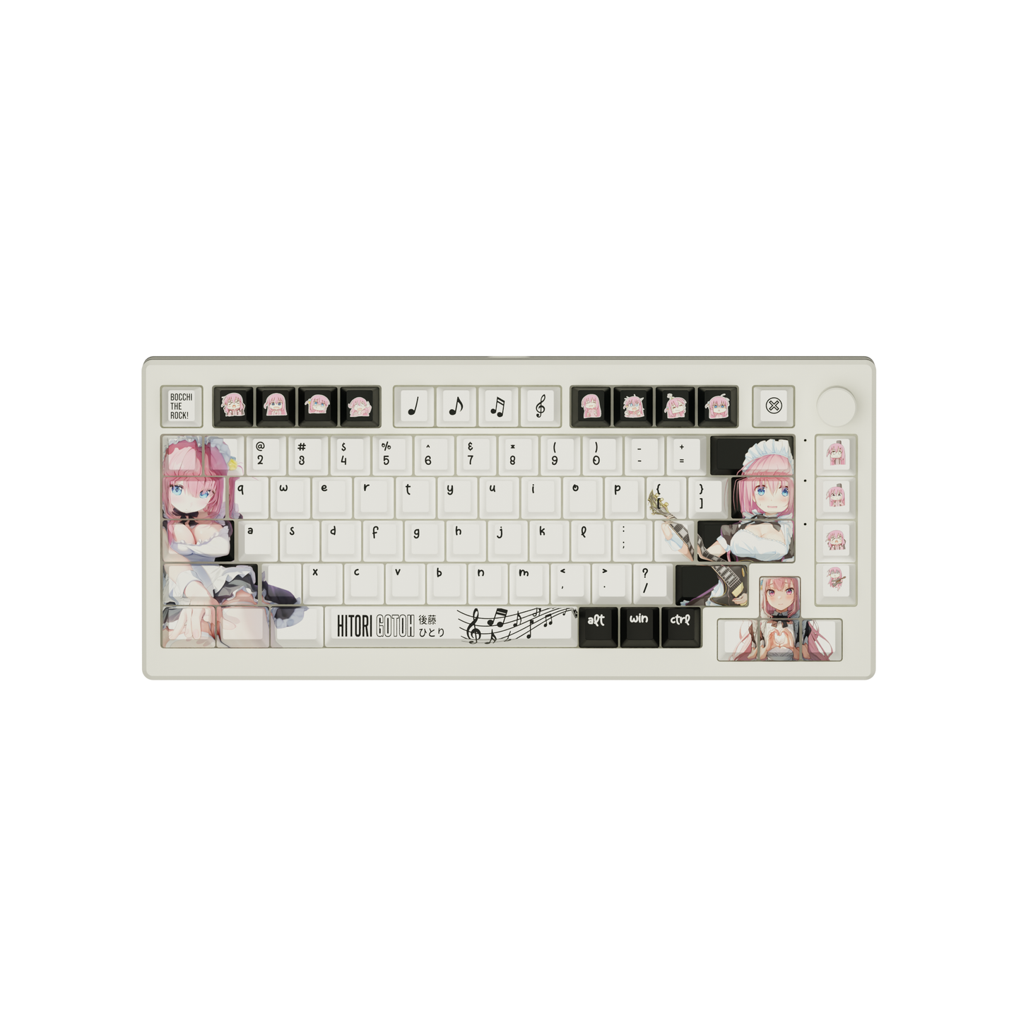 The "Shy Guitarist" Waifu Keyboard | Maid Cosplay
