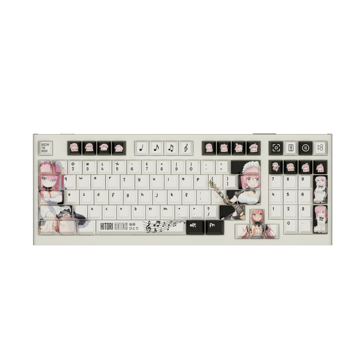 The "Shy Guitarist" Waifu Keyboard | Maid Cosplay