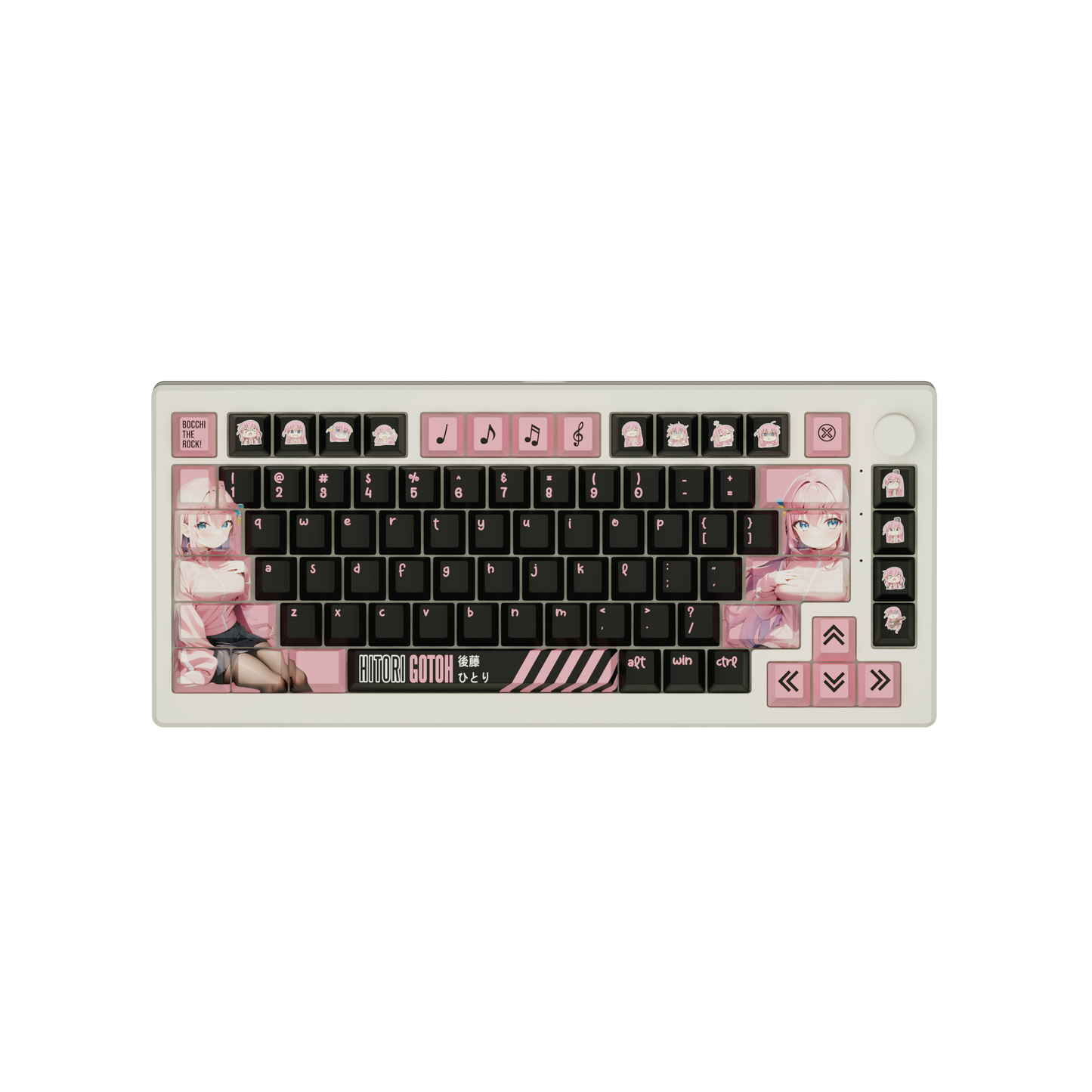 The "Shy Guitarist" Waifu Keyboard