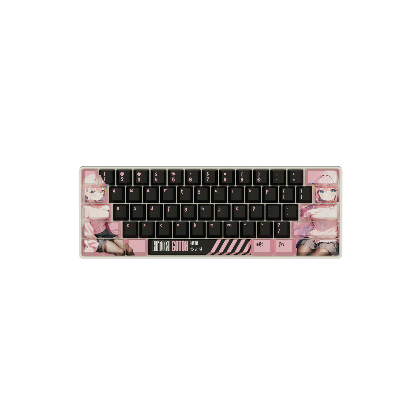 The "Shy Guitarist" Waifu Keyboard