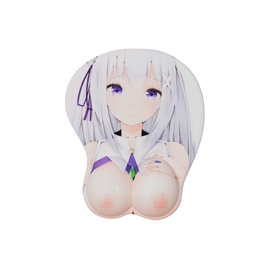 The "Frozen Elegance" NSFW Waifu Mousepad | Style A