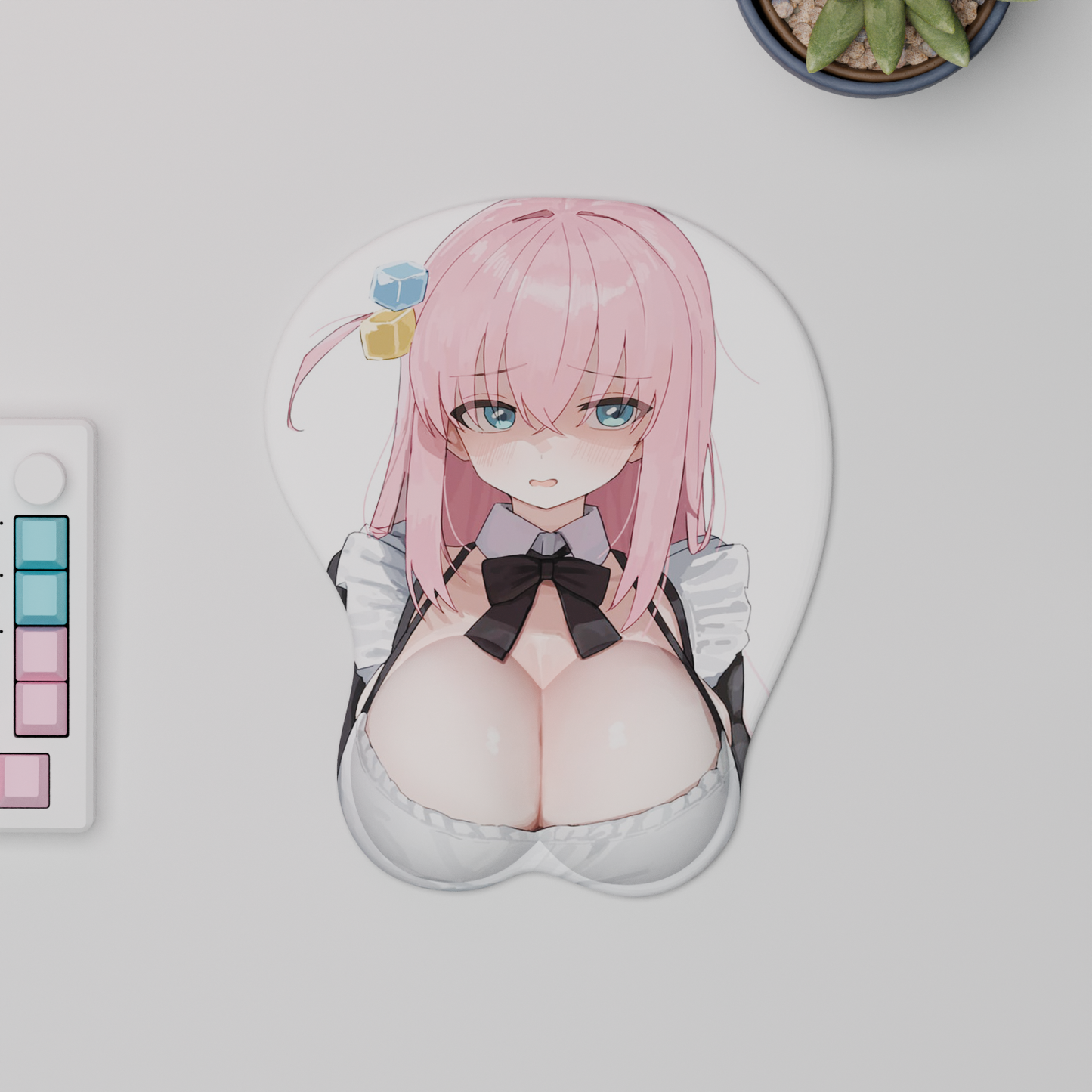 The "Shy Guitarist" Waifu Mousepad | Style A