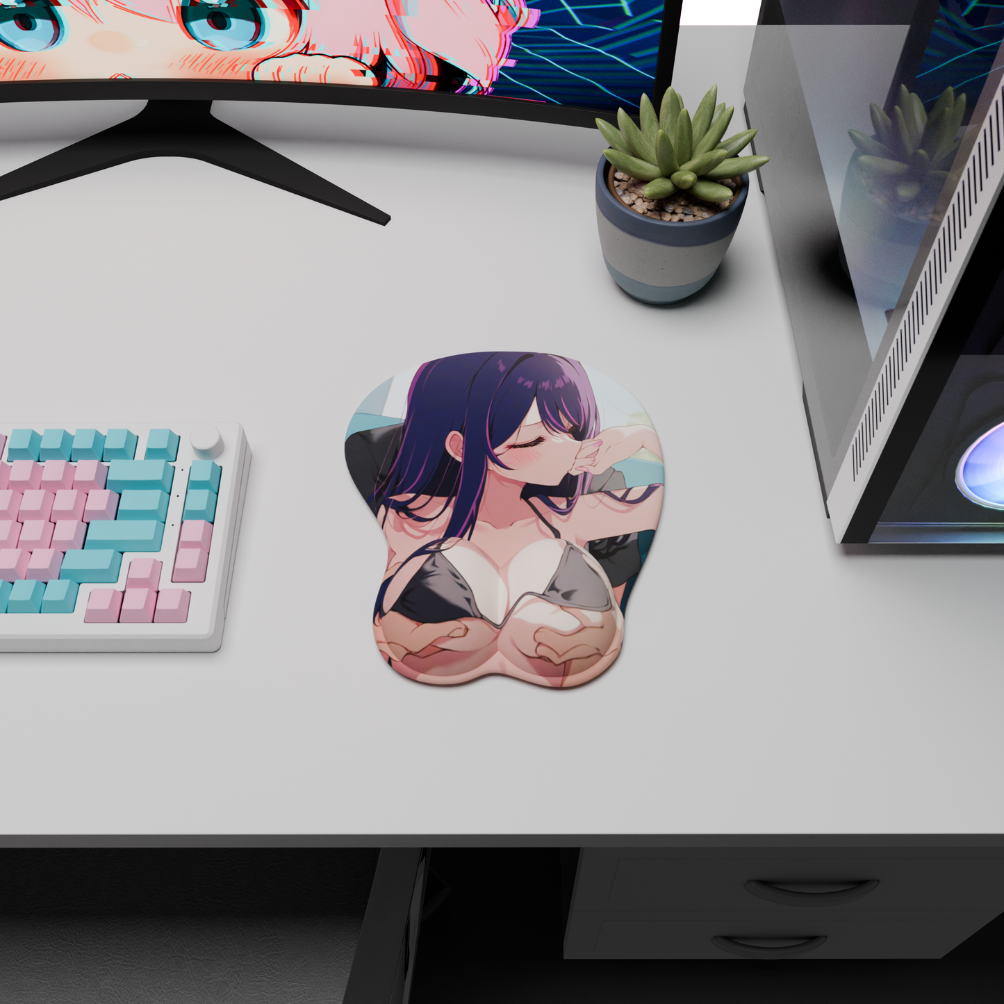 The "Super Idol" Waifu Mousepad | Style B