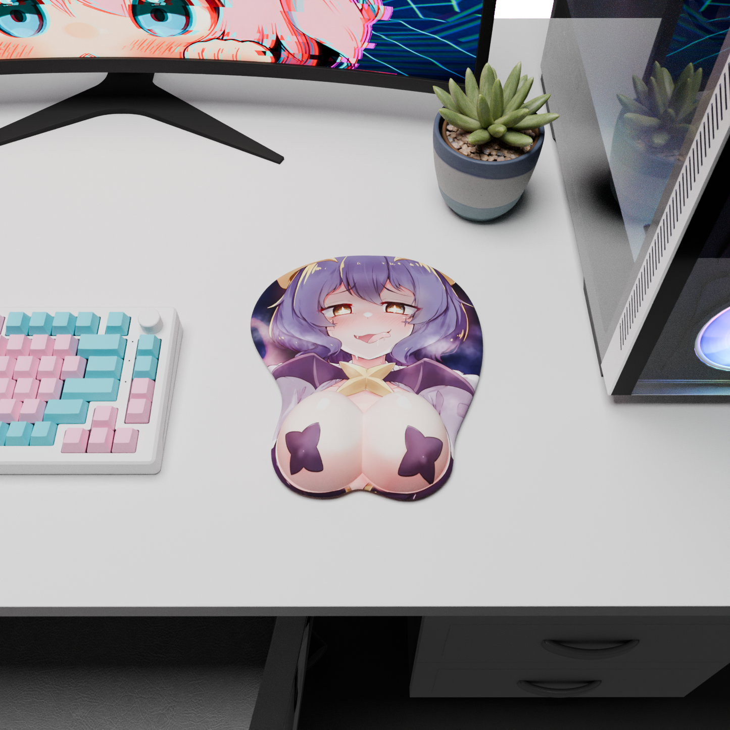 The "Magical Girl" Waifu Mousepad | Style B