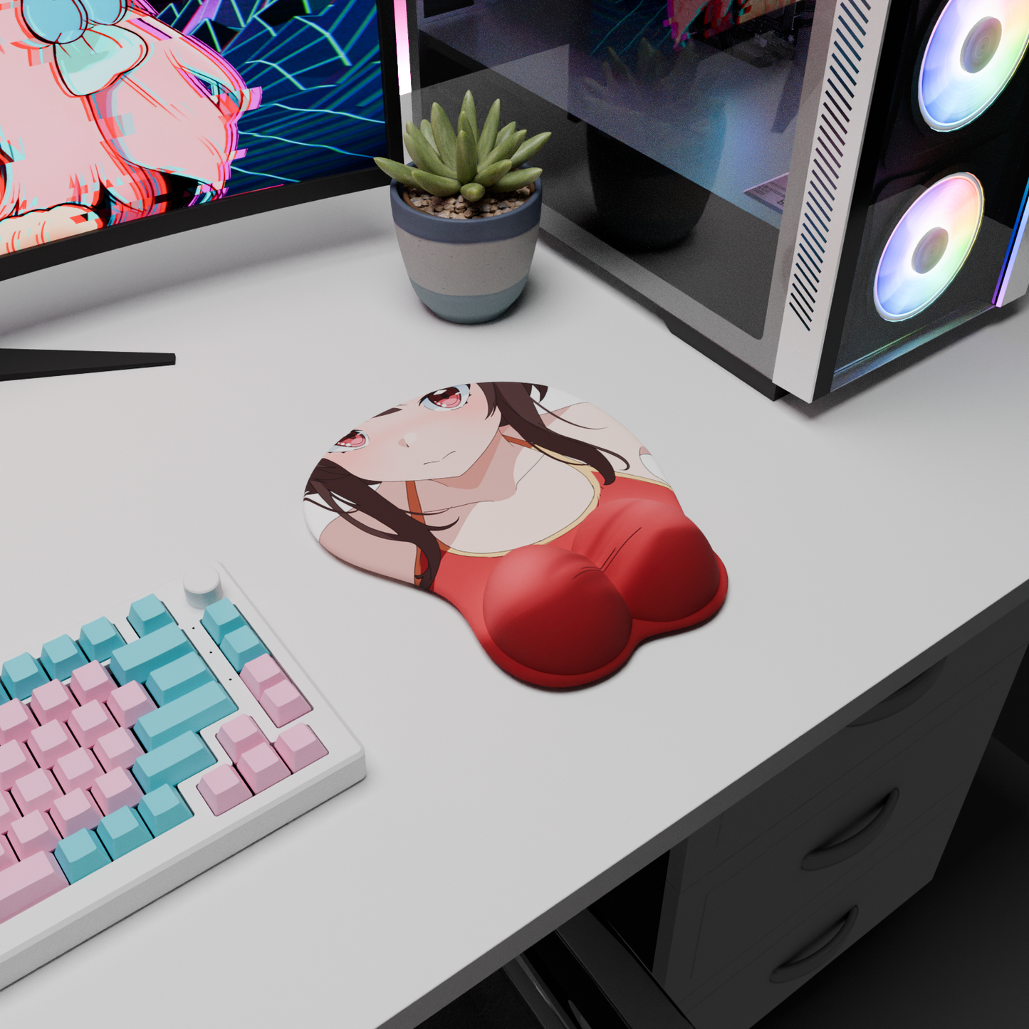 The "Explosion Maniac" Waifu Mousepad | Style B