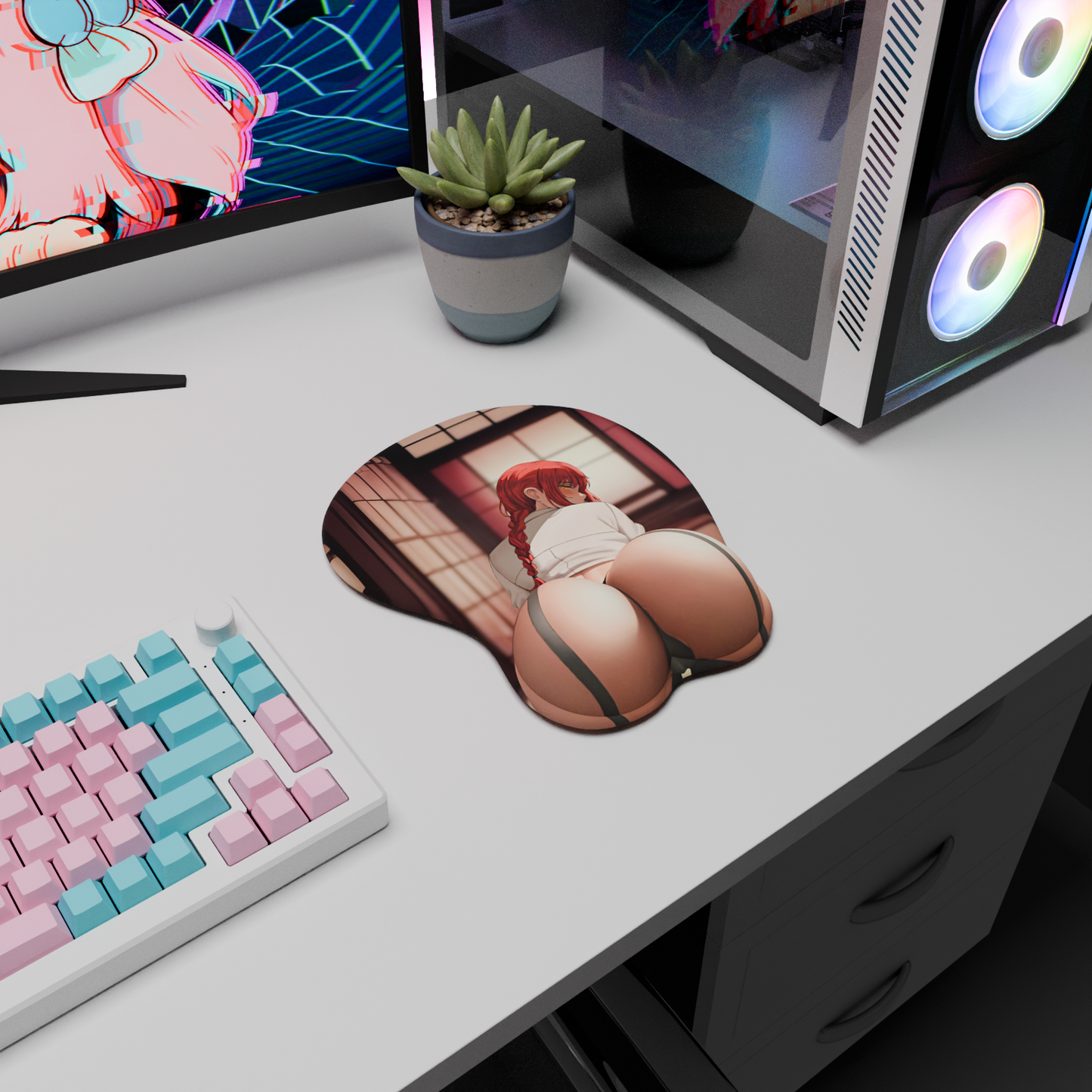 The "Control Devil" Waifu Mousepad | Style H