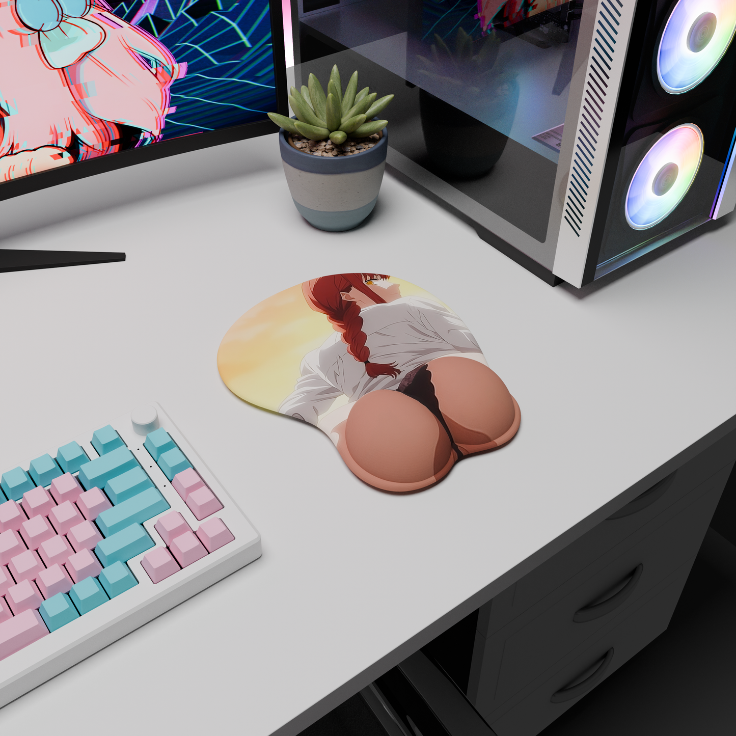 The "Control Devil" Waifu Mousepad | Style B