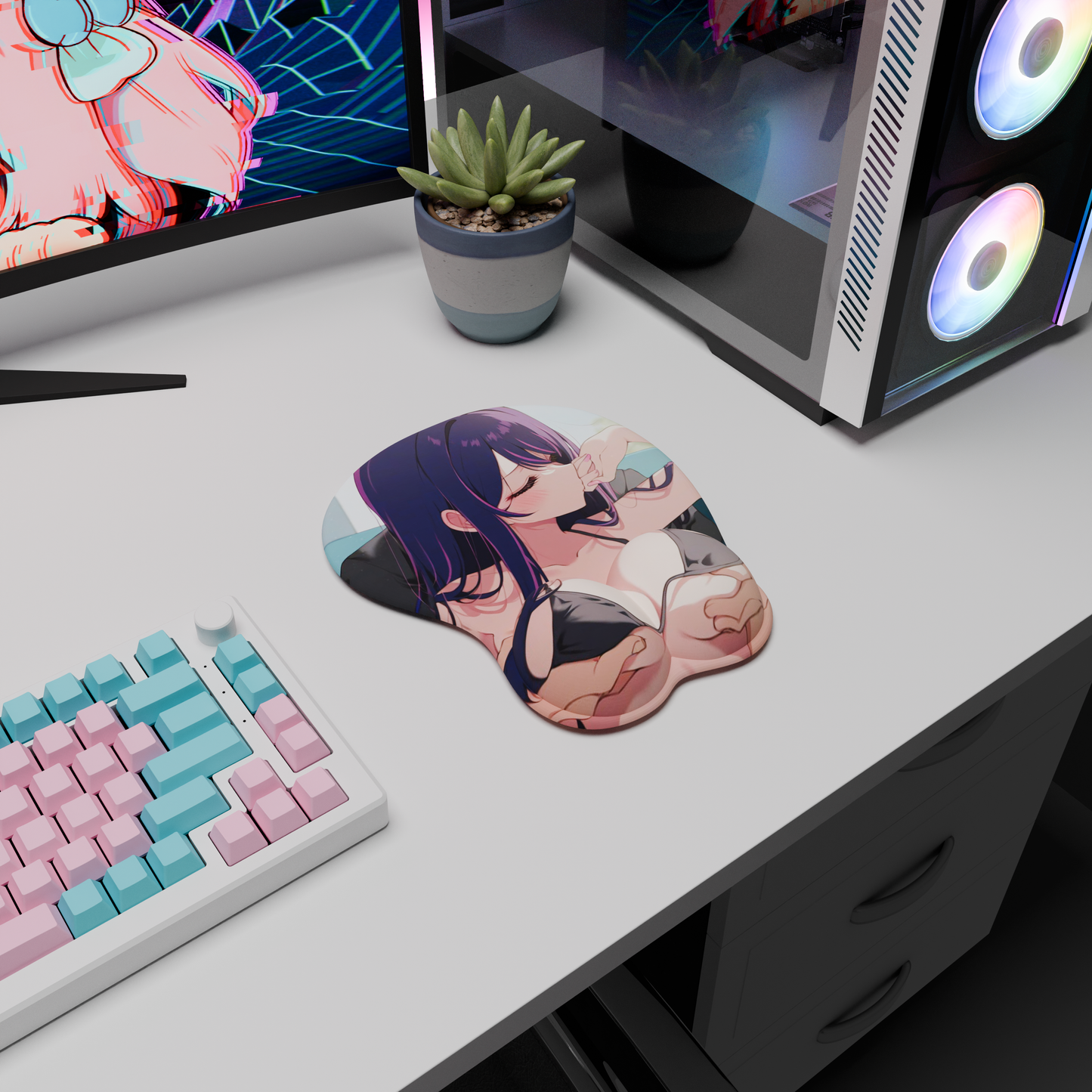 The "Super Idol" Waifu Mousepad | Style B