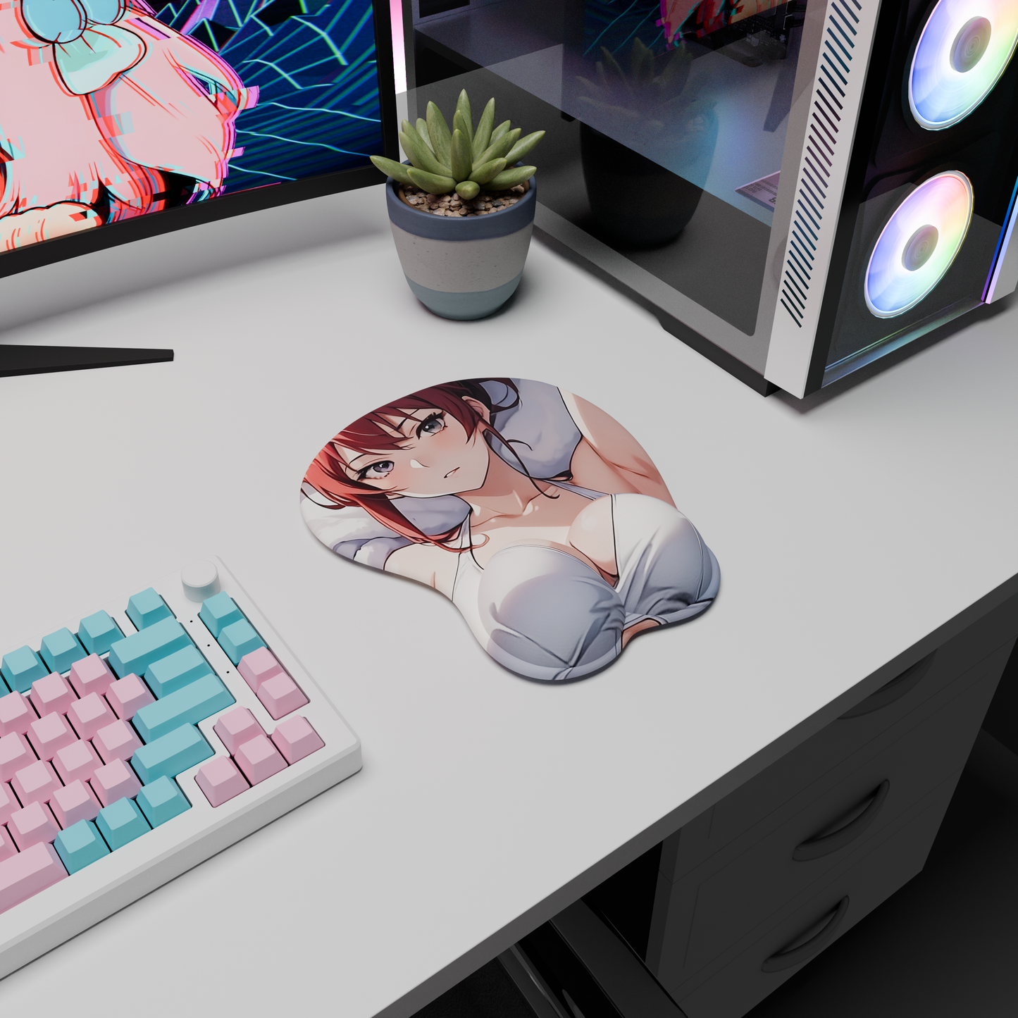 The "Control Devil" Waifu Mousepad | Style C