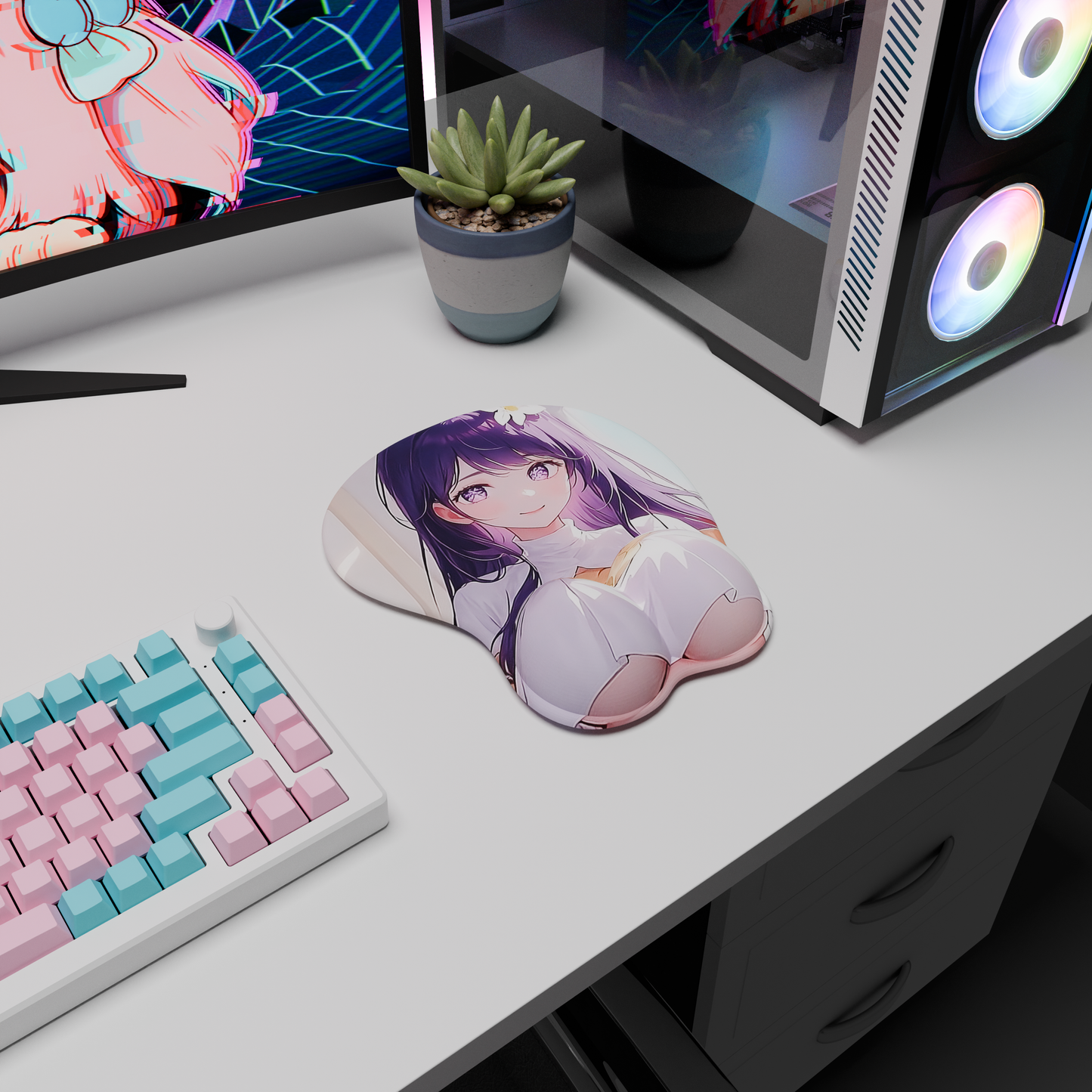 The "Super Idol" Waifu Mousepad | Style A