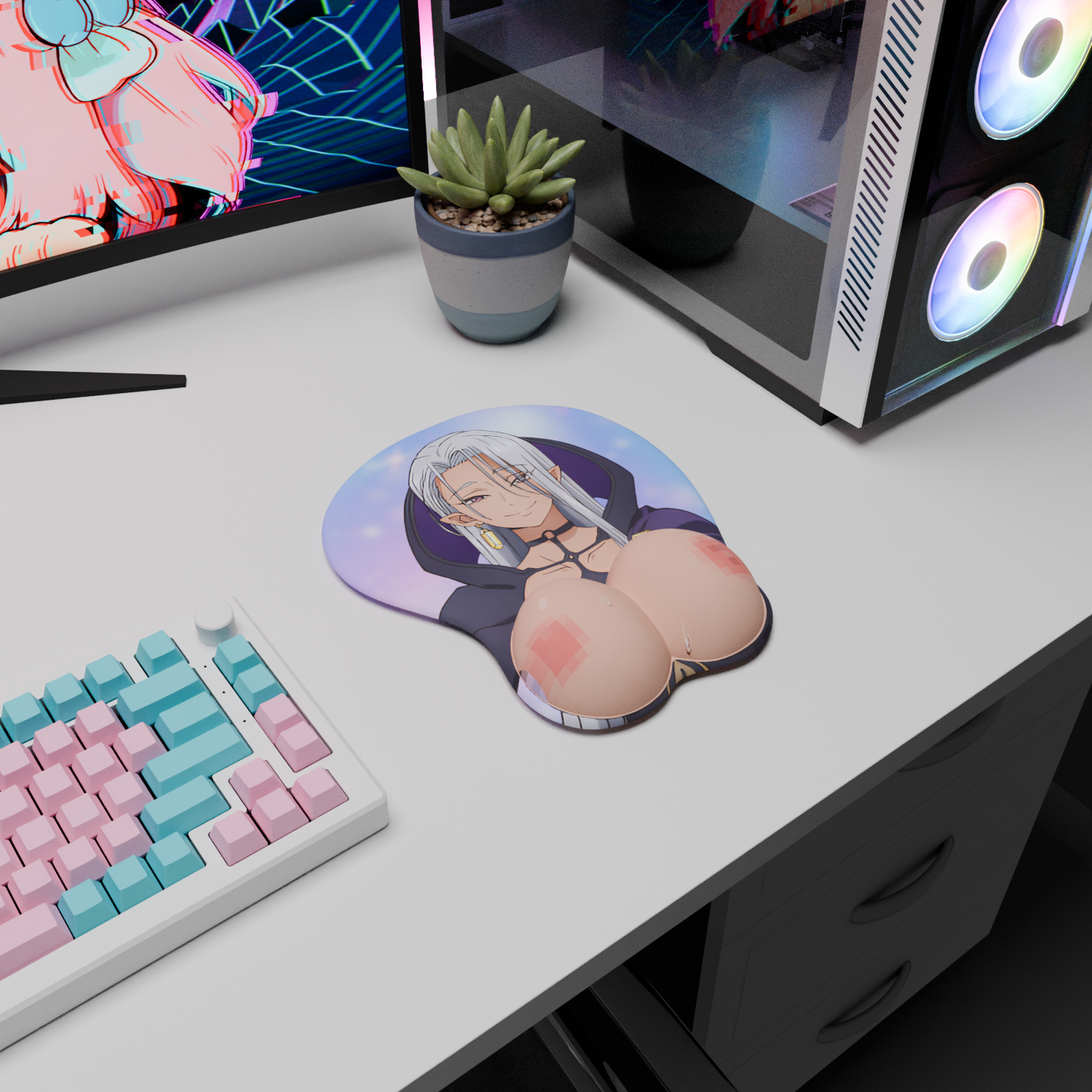 The "Appraiser Spirit" NSFW Waifu Mousepad | Style A