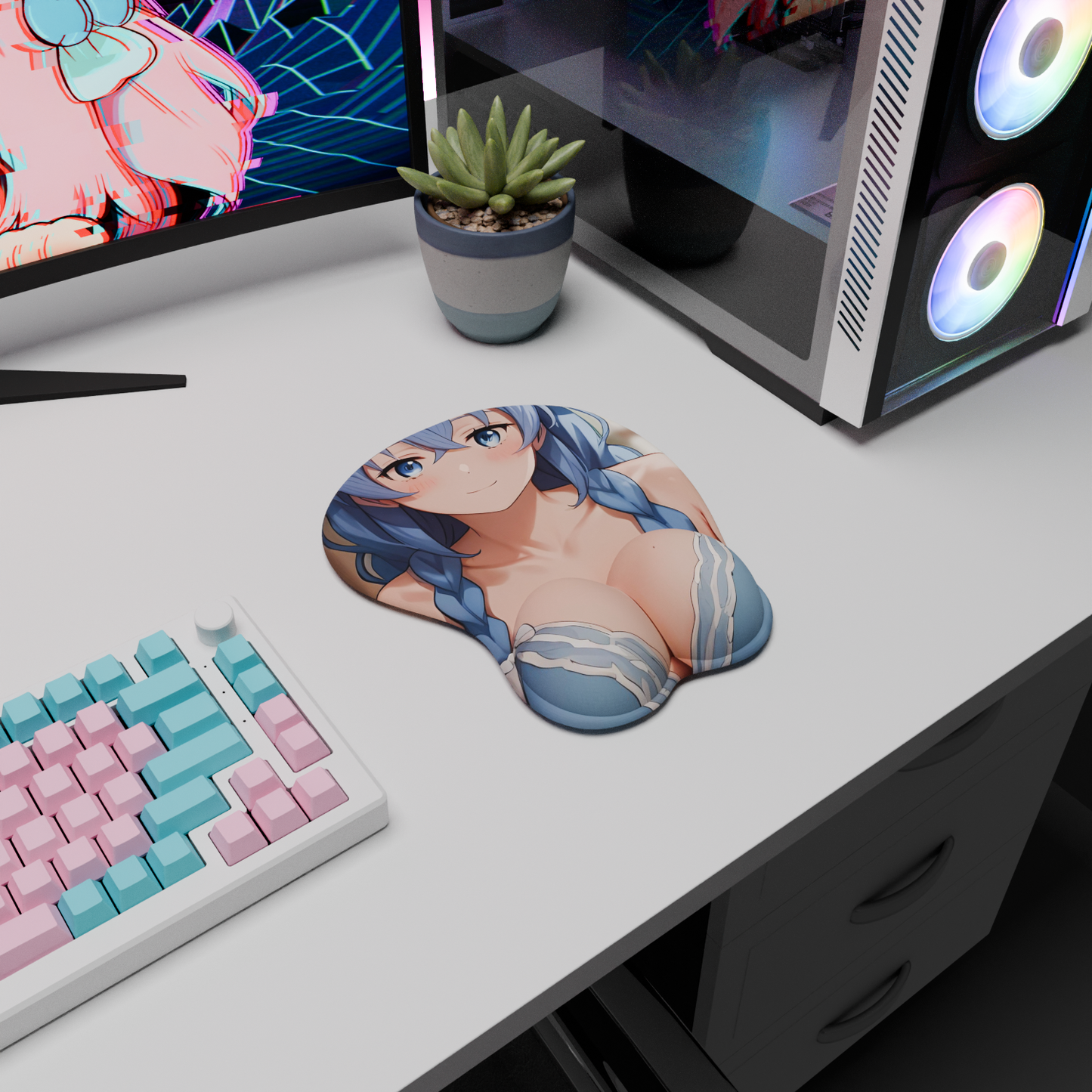 The "Water Magician" Waifu Mousepad | Style B