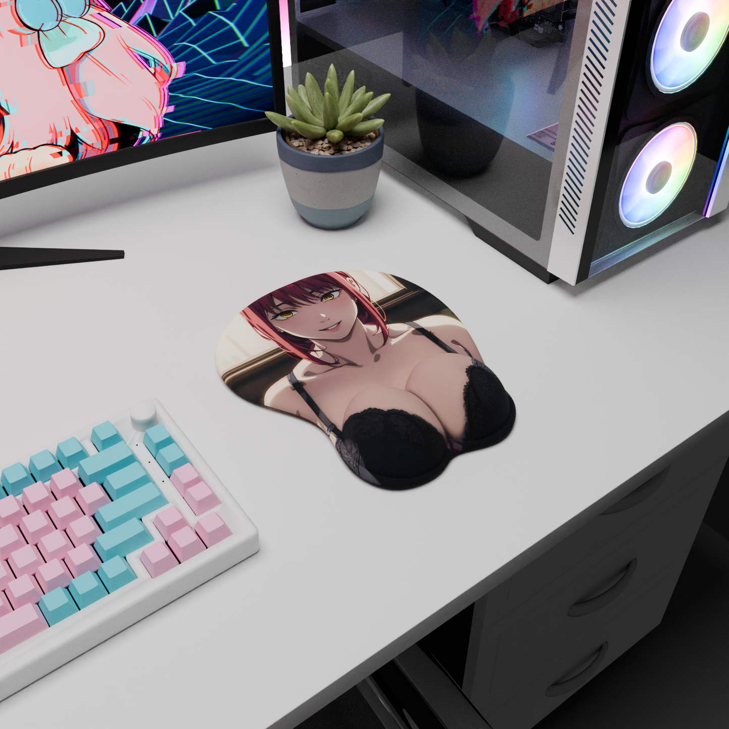 The "Control Devil" Waifu Mousepad | Style F