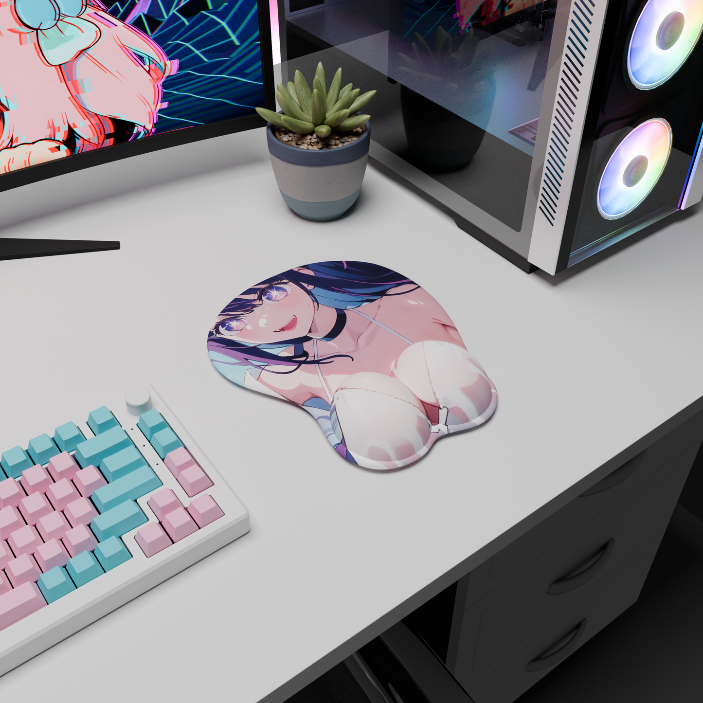 The "Super Idol" Waifu Mousepad | Style C