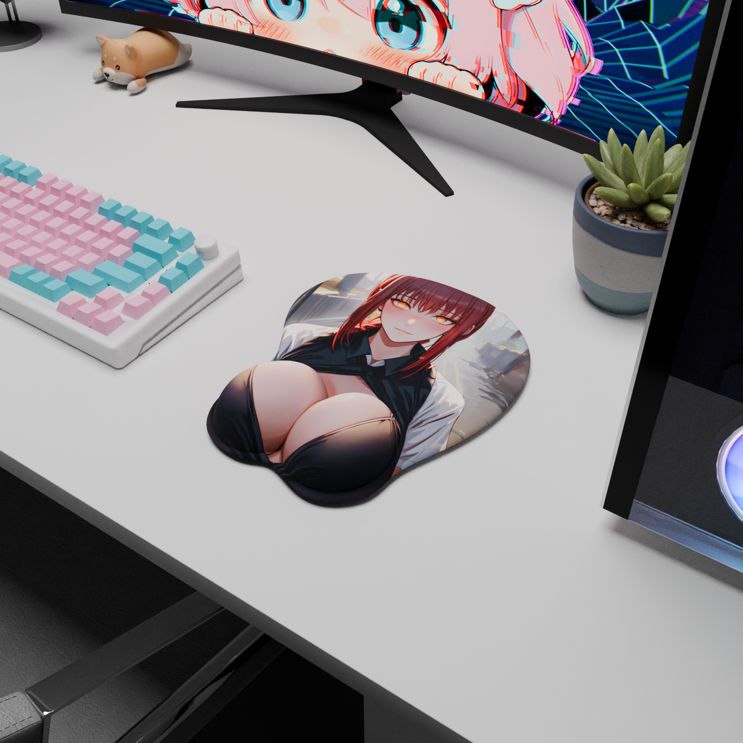 The "Control Devil" Waifu Mousepad | Style D