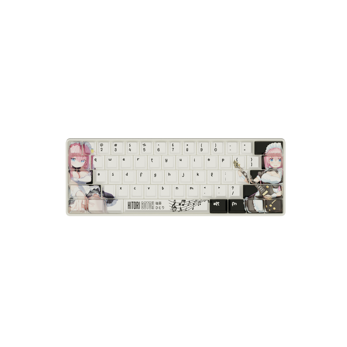 The "Shy Guitarist" Waifu Keyboard | Maid Cosplay