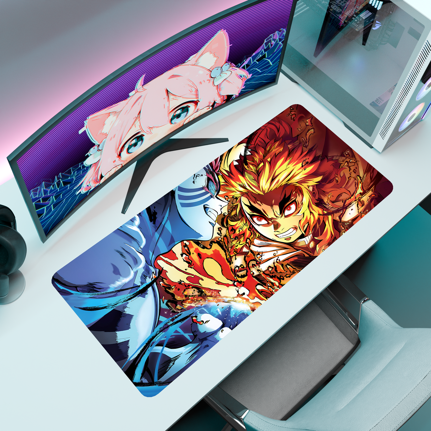 The "Flame Hashira" Husbando Deskmat | Style D