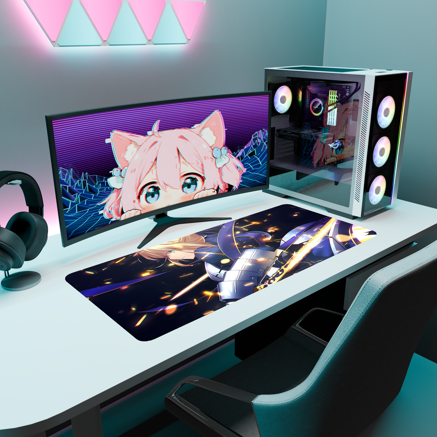 The "King of Knights" Waifu Deskmat | Style B