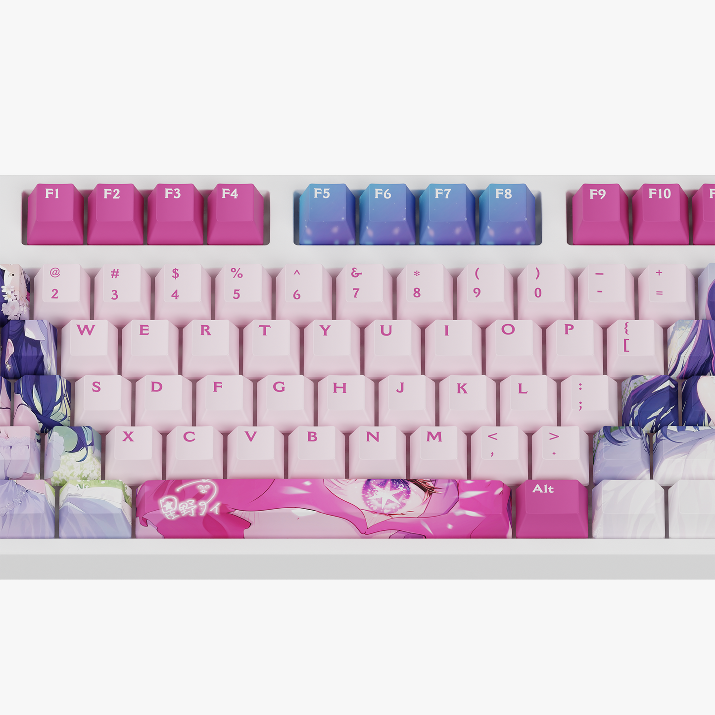 The "Super Idol" Waifu Keycaps Set