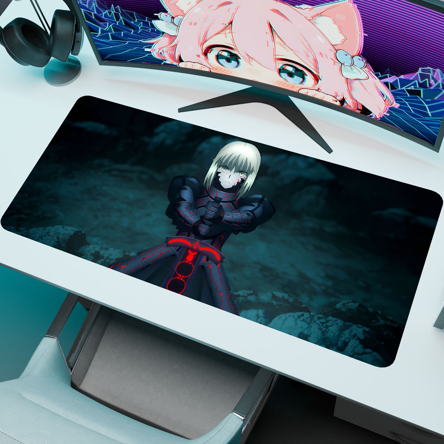 The "King of Knights" Waifu Deskmat | Style C