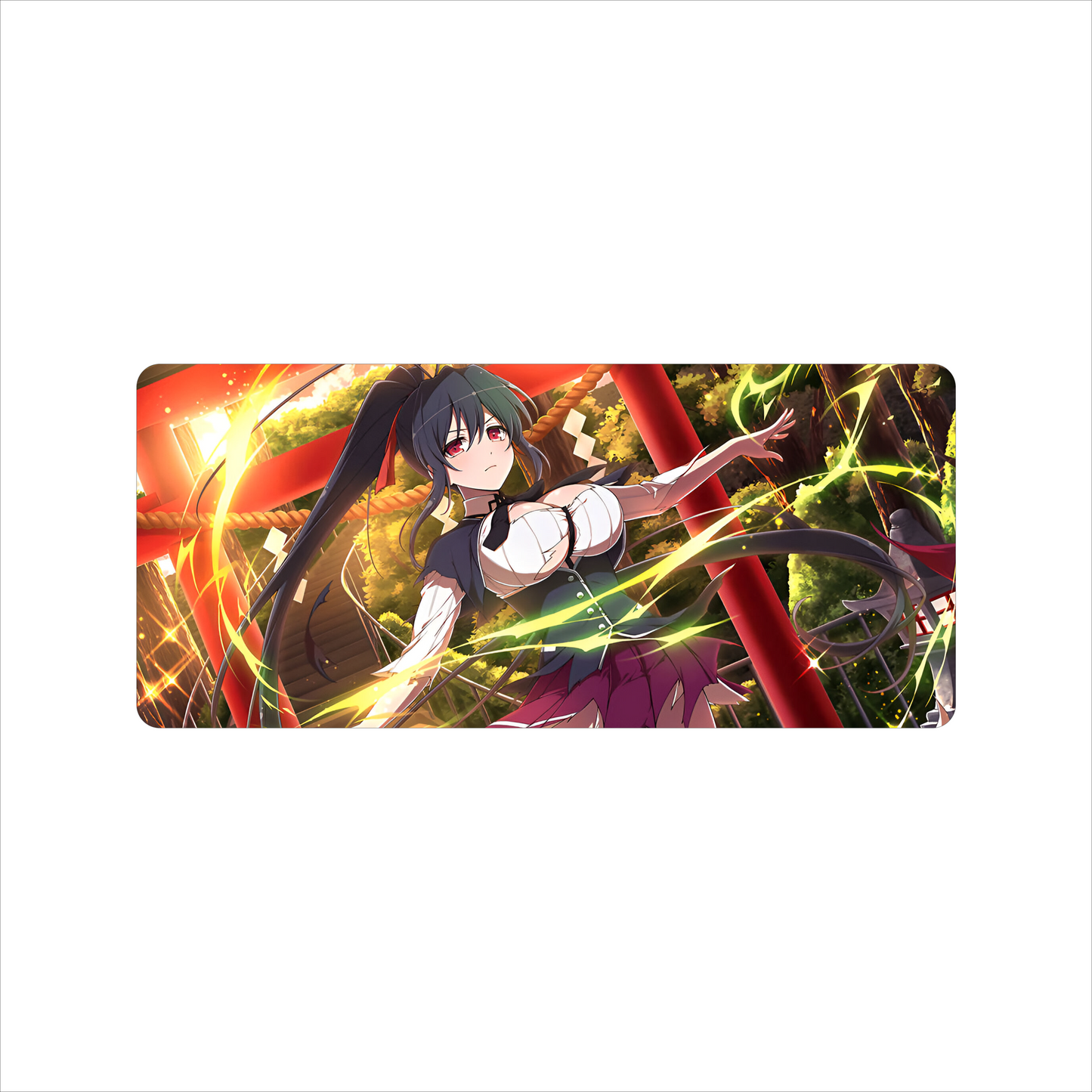 The "Priestess of Thunder" Waifu Deskmat | Style C