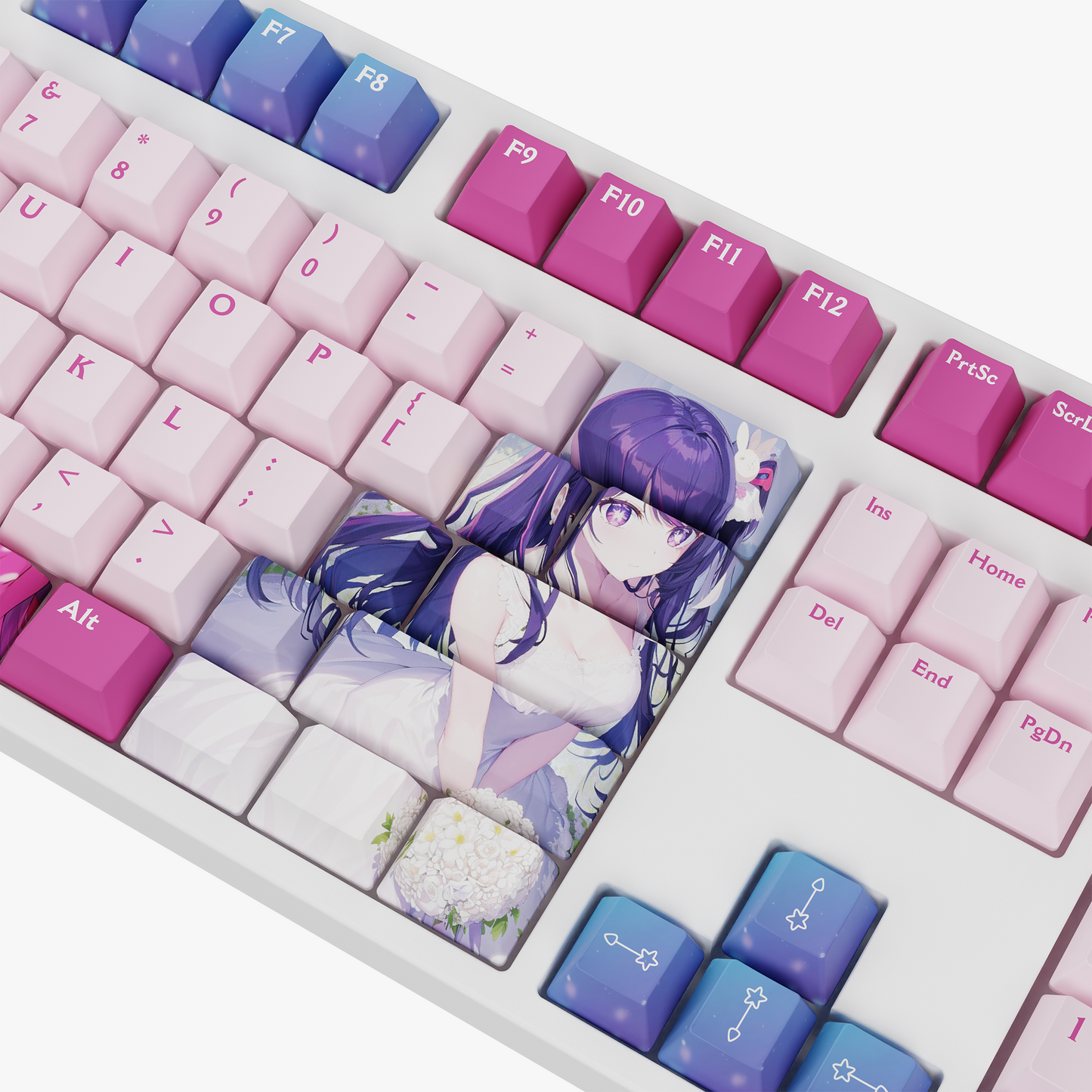 The "Super Idol" Waifu Keycaps Set