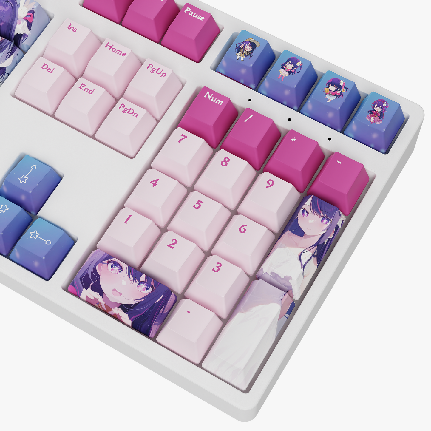 The "Super Idol" Waifu Keycaps Set