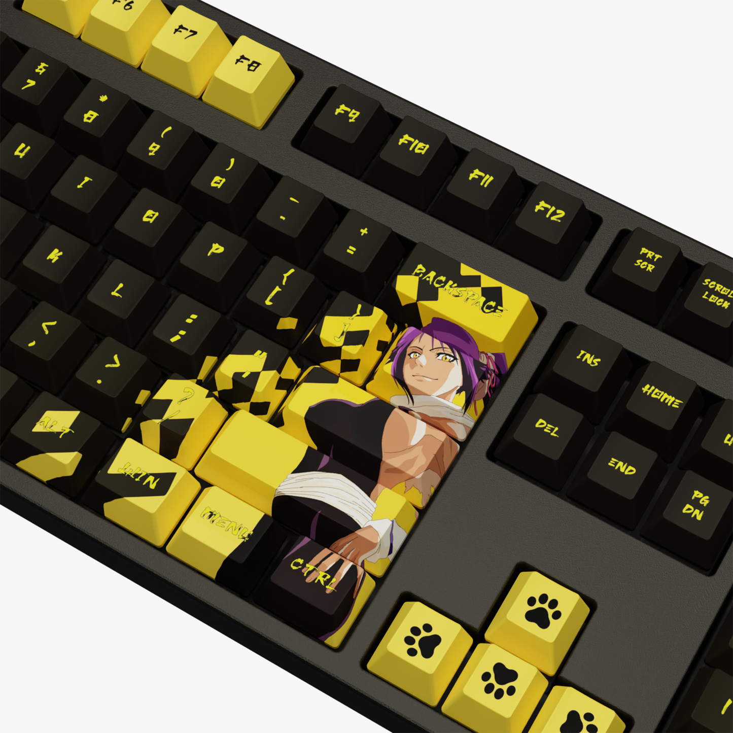 The "Flash Goddess" Waifu Keyboard