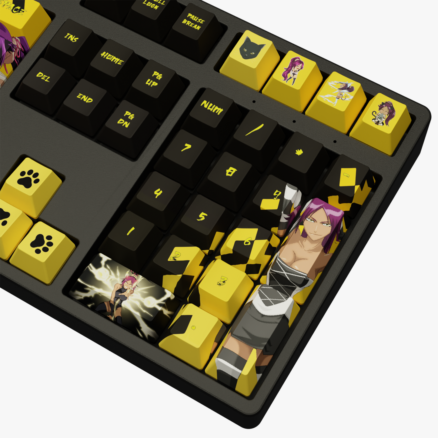 The "Flash Goddess" Waifu Keyboard