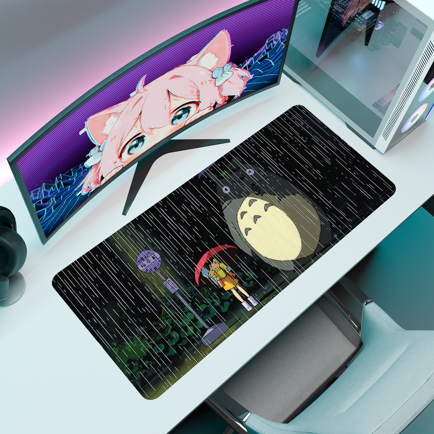 The "Chinchilla" Kawaii Deskmat | Style A