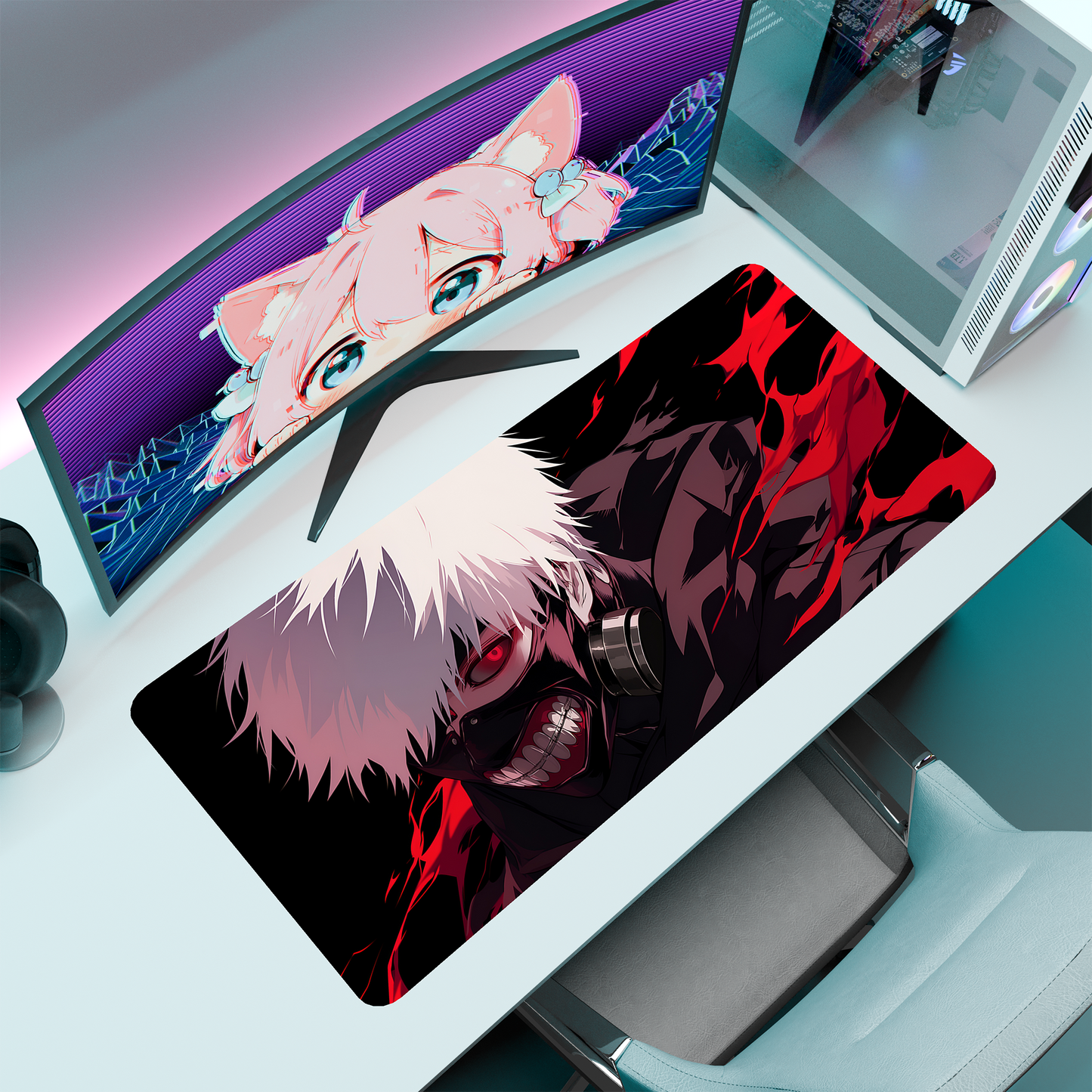 The "One-Eyed King" Husbando Deskmat | Style B