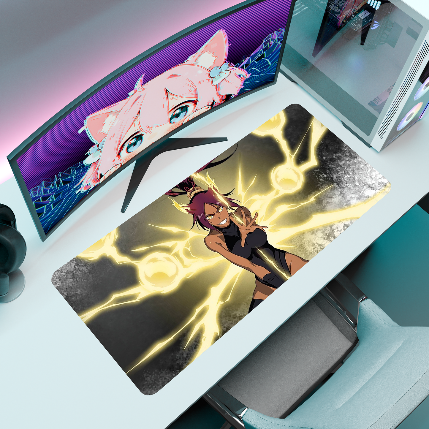 The "Flash Goddess" Waifu Deskmat | Style A